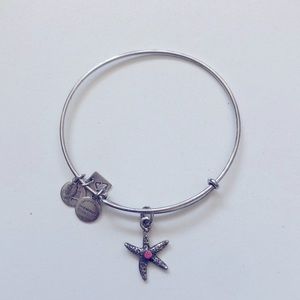 Alex and Ani pink starfish bracelet